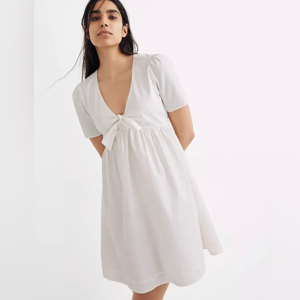 Madewell Tie-Front Mini Dress NWT